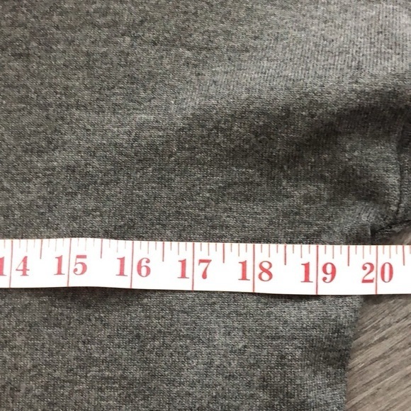 89th & MADISON size large lightweight turtleneck gray sweater - Picture 10 of 10